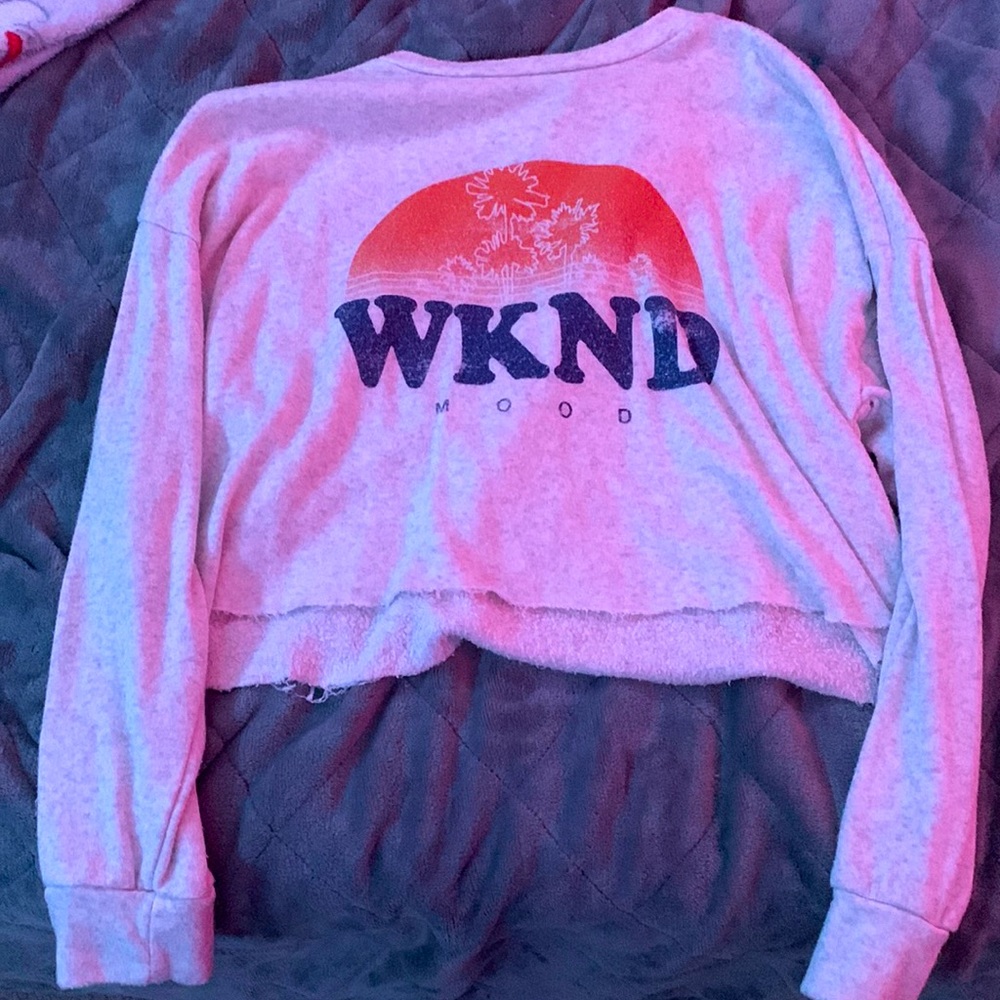 crop top long sleeve shirt